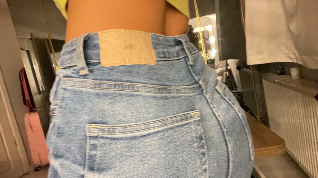 Kadın Mavi Pastel Kot Pantolon - Görsel 3