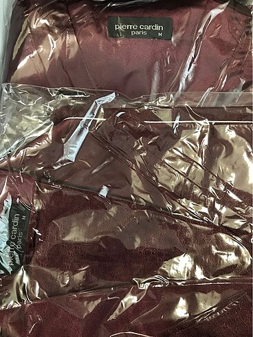 Pierre carsin bordo erkek m beden röpteşambır takım ı - Görsel 6