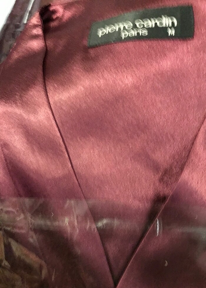 Pierre carsin bordo erkek m beden röpteşambır takım ı - Görsel 3
