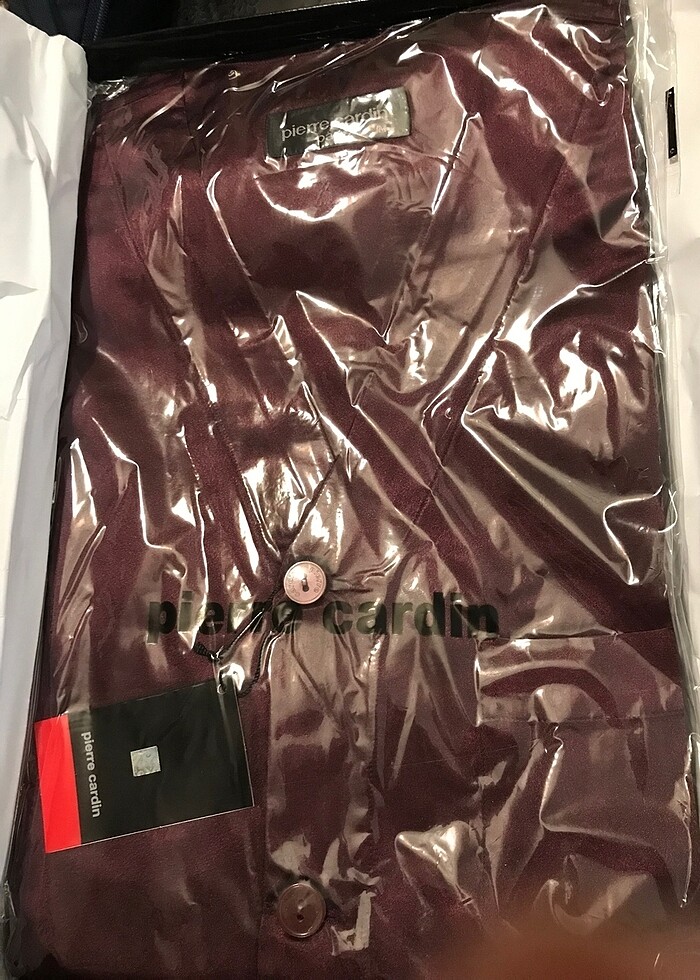 Pierre carsin bordo erkek m beden röpteşambır takım ı - Görsel 5