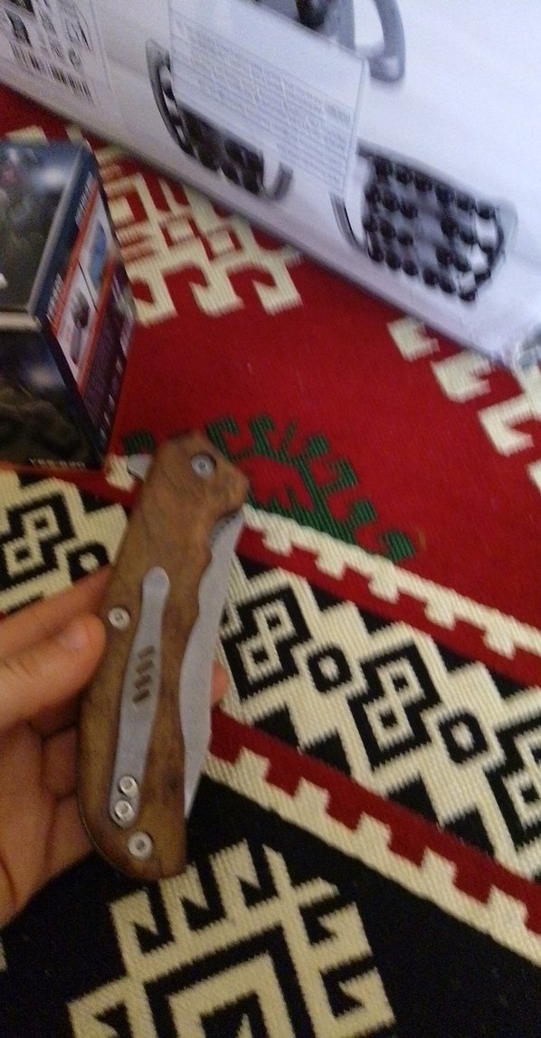 Kahverengi Ahşap Saplı Katlanır Bıçak - Görsel 4