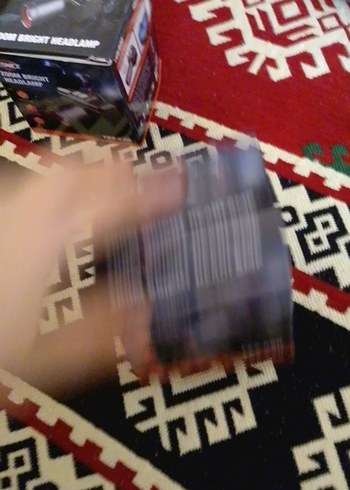 Zoom Özellikli Parlak Siyah Kafa Lambası - Görsel 3