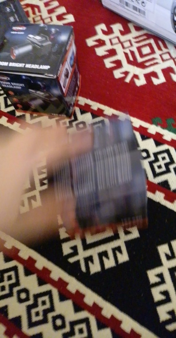 Zoom Özellikli Parlak Siyah Kafa Lambası - Görsel 3