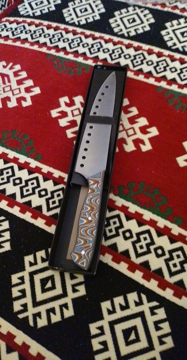 Delikli Bıçak ve Çok Renkli Sap Seti - Görsel 2