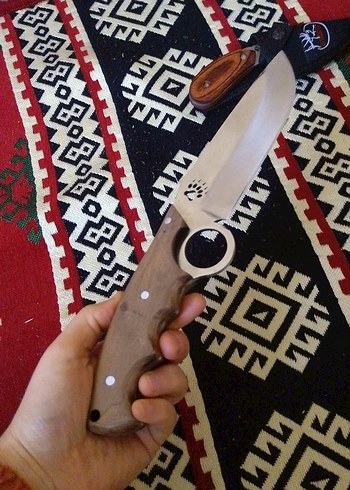 Kahverengi Deri Kılıflı Bıçak - Görsel 4