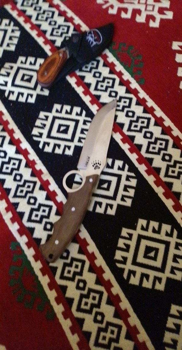 Kahverengi Deri Kılıflı Bıçak - Görsel 2