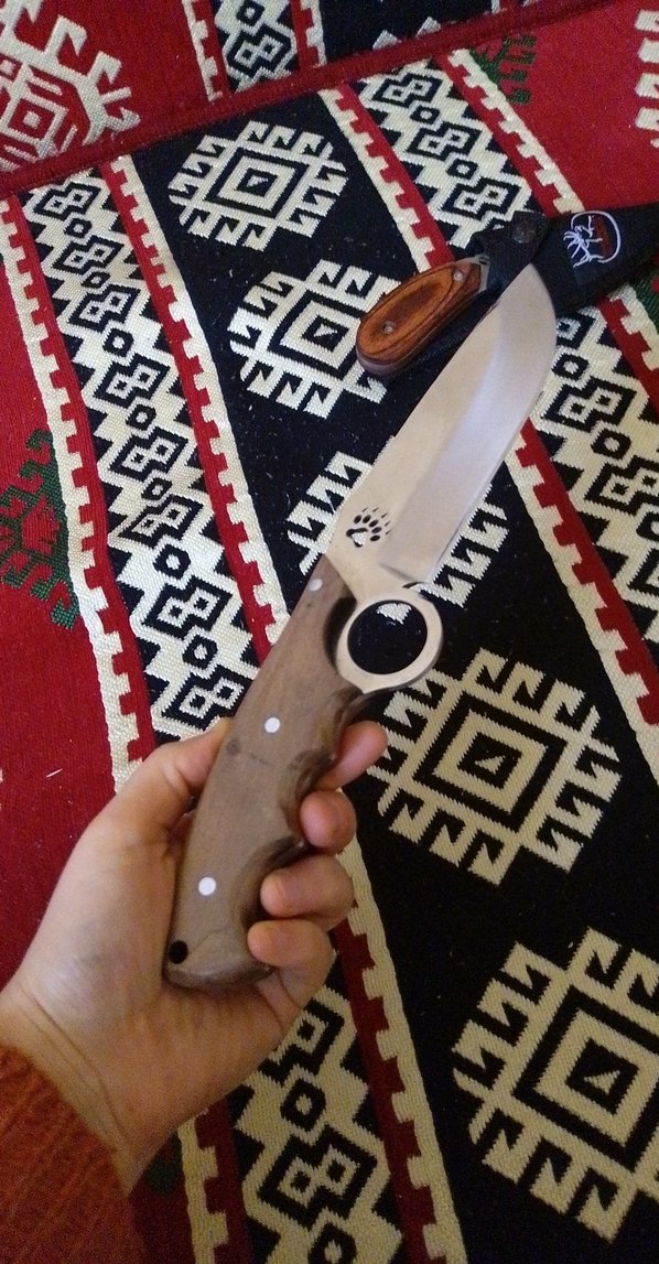 Kahverengi Deri Kılıflı Bıçak - Görsel 4