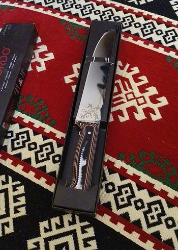 Bordo Saplı Şık Bıçak - Görsel 2