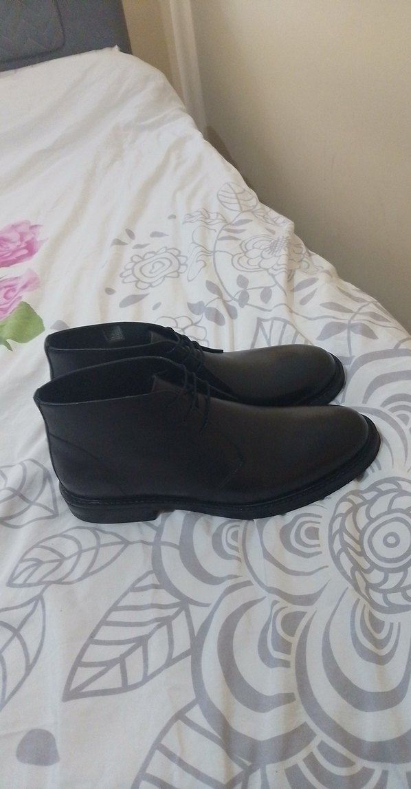 Siyah Klasik Erkek Lastik Bot( 46 numaradır) - Görsel 3