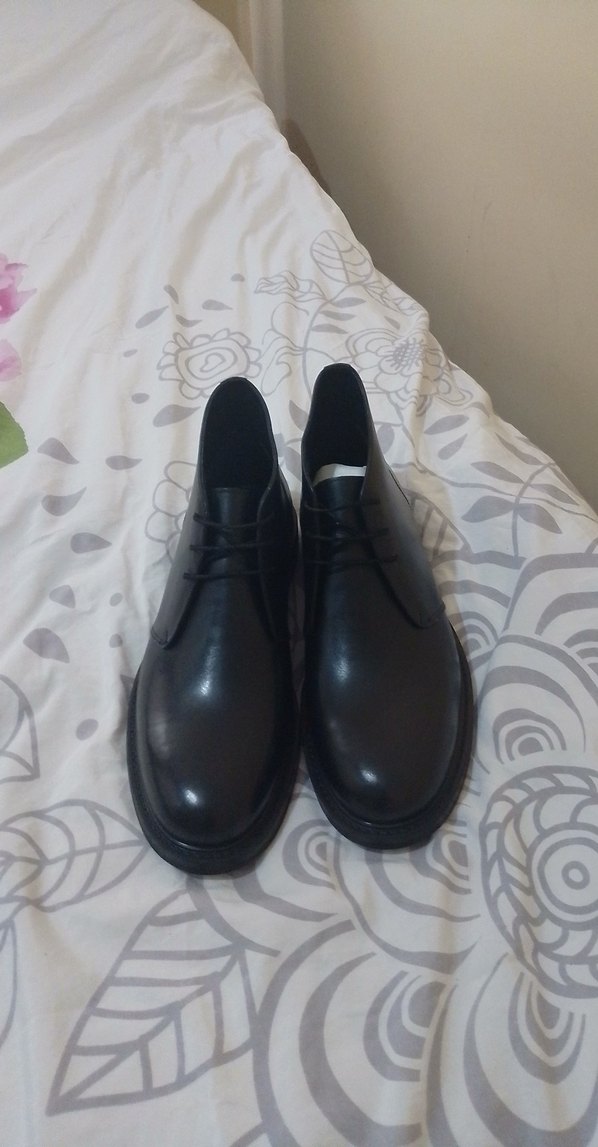 Siyah Klasik Erkek Lastik Bot( 46 numaradır) - Görsel 4