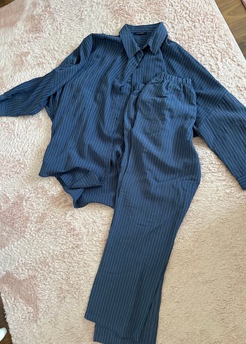 Düğmeli Lacivert Takım - Görsel 4