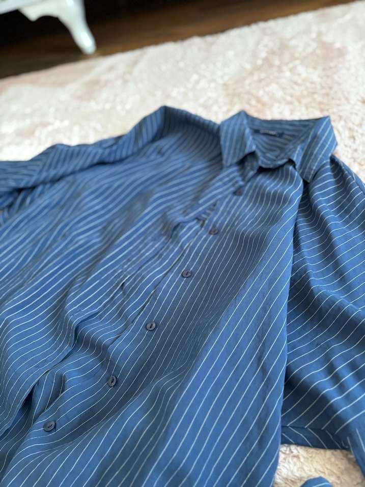 Düğmeli Lacivert Takım - Görsel 2