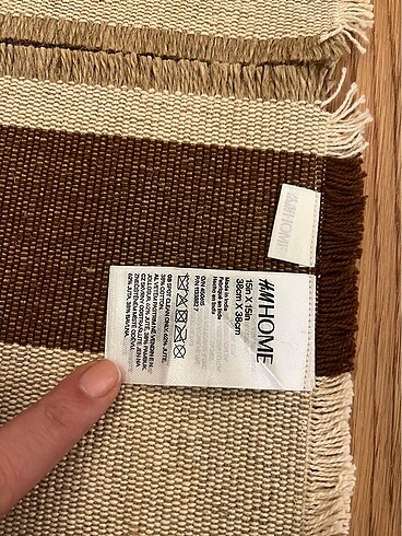 H&M Home Jüt Karisimli Amerikan Servis - Görsel 6