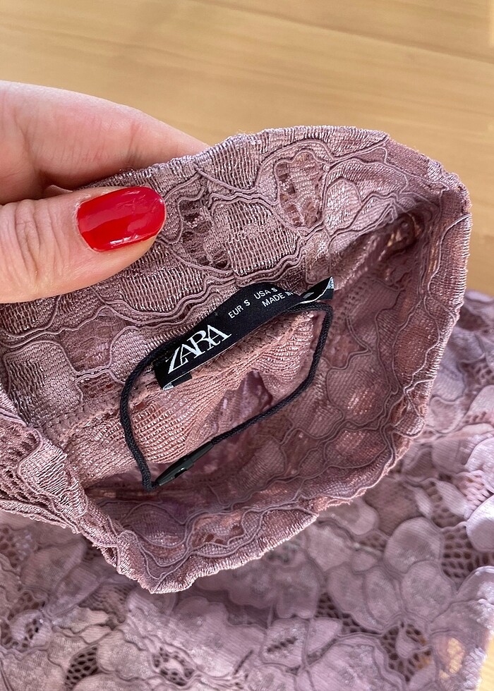 Zara Dantel Bodysuit - Görsel 5