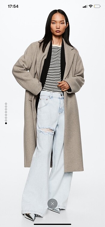 Mango Mango Oversize Yün Kaban