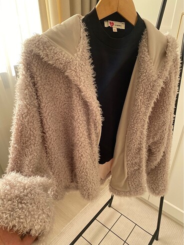 m Beden ten rengi Renk Pull&Bear Tuylu Ceket