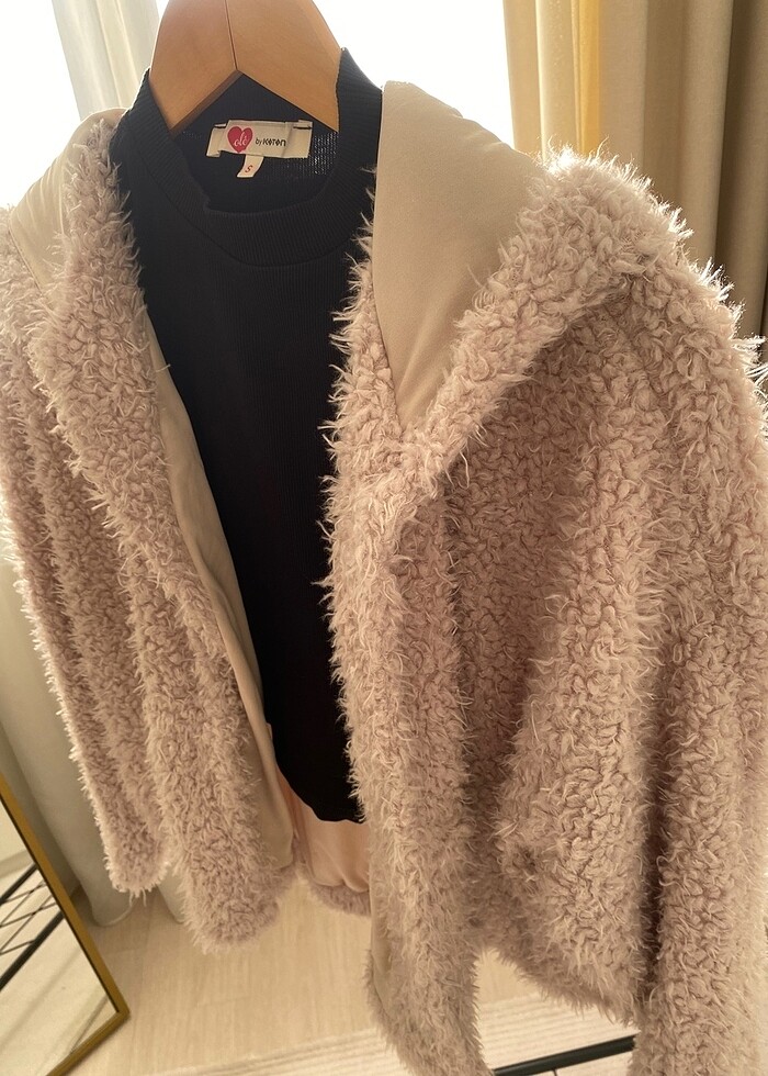 Pull&Bear Tuylu Ceket - Görsel 3