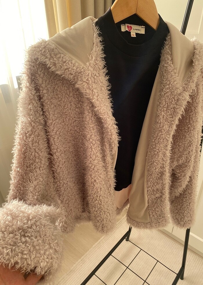 Pull&Bear Tuylu Ceket - Görsel 4