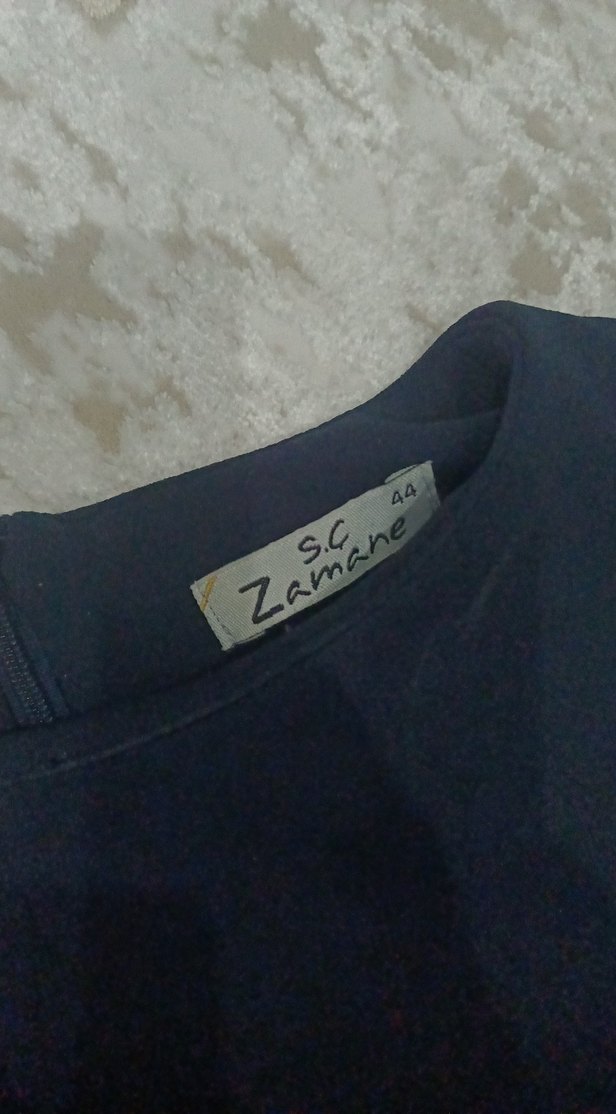 lacivert Kadın Uzun Kollu Bluz - Görsel 2