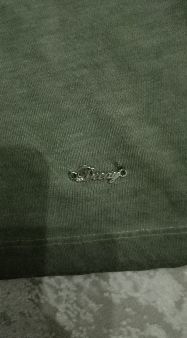 Kadın haki Uzun Kollu Baskılı Tişört - Görsel 3