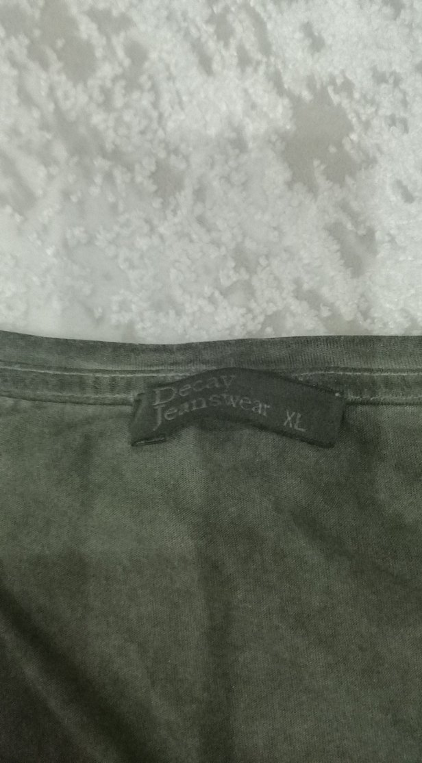 Kadın haki Uzun Kollu Baskılı Tişört - Görsel 2