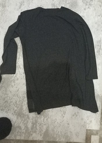 Gri Uzun Kollu Hamile Tunik - Görsel 2