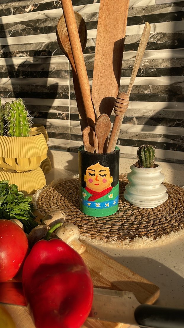 Renkli Kadın Figürlü Dekoratif Biblo - Görsel 2