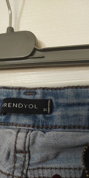 36 Beden mavi Renk Trendyol Skinny Jean