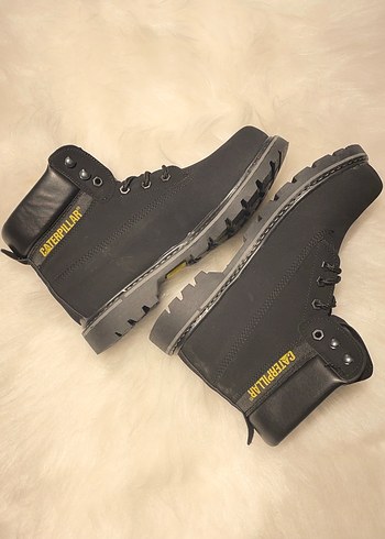 Siyah Bağcıklı Erkek Street Style Bot - Görsel 5