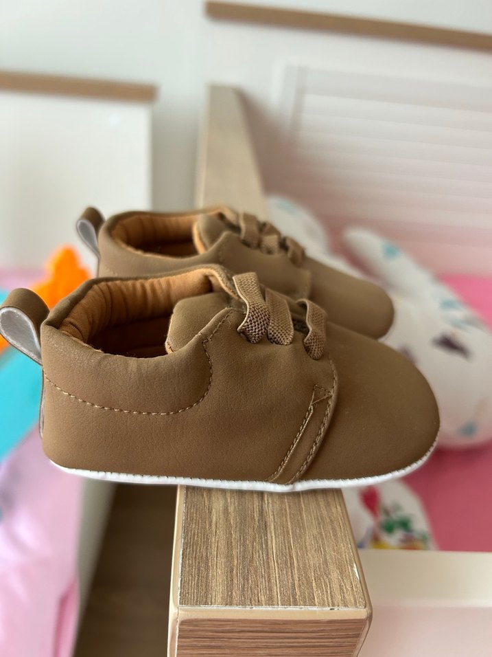 Erkek Bebek Kahverengi İlk Adım Ayakkabısı - Görsel 2