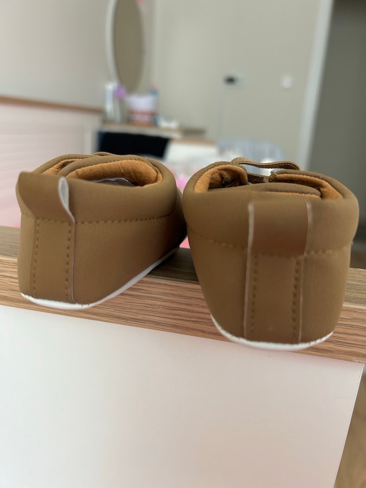 Erkek Bebek Kahverengi İlk Adım Ayakkabısı - Görsel 3