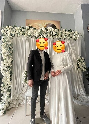 Tesettür nikah elbisesi 