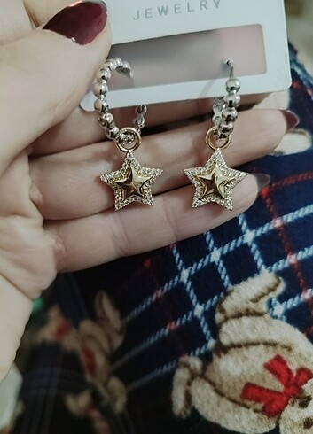 Diğer Dorika detay yıldız küpe