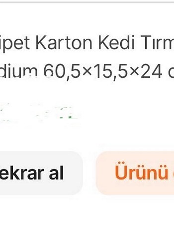 Karton Kedi Tırmalama Tahtası Medium 60,5x15,5x24 cm - Görsel 2