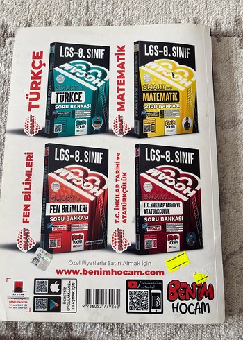 Benim Hocam Yayınları LGS 8. Sınıf Fen Bilimleri Soru Bankası - Görsel 2