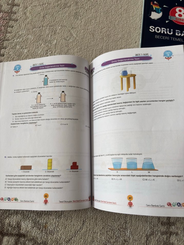 Benim Hocam Yayınları LGS 8. Sınıf Fen Bilimleri Soru Bankası - Görsel 5