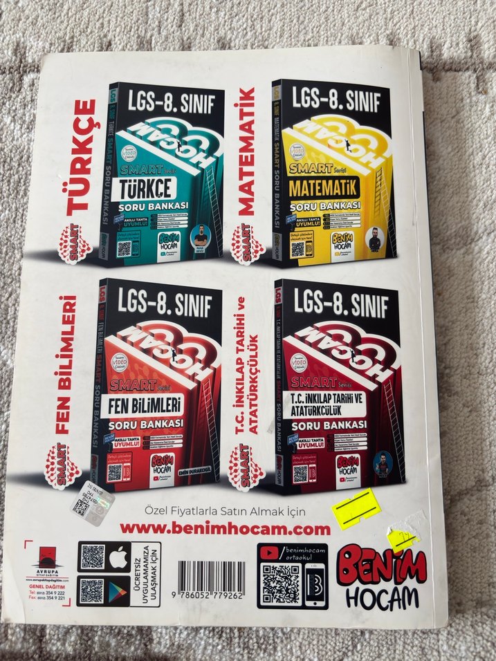 Benim Hocam Yayınları LGS 8. Sınıf Fen Bilimleri Soru Bankası - Görsel 2