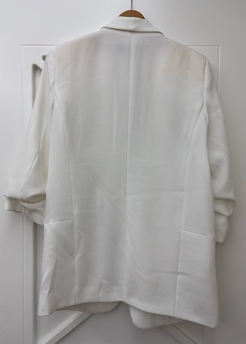 Dilvin Kadın Beyaz Blazer Ceket - Görsel 6