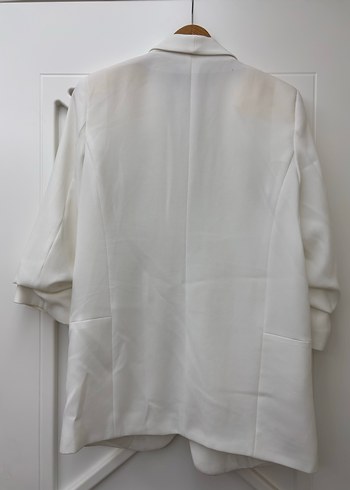 Dilvin Kadın Beyaz Blazer Ceket - Görsel 7