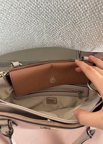 Orjinal Guess Kadın Pembe Deri Çanta - Görsel 3