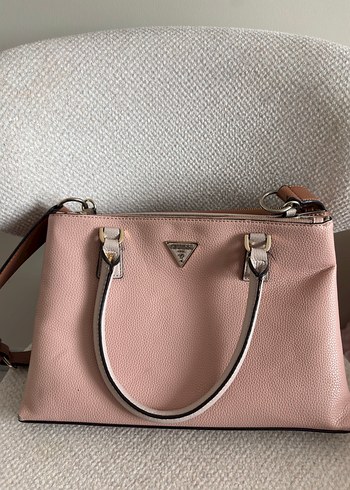 Orjinal Guess Kadın Pembe Deri Çanta - Görsel 2