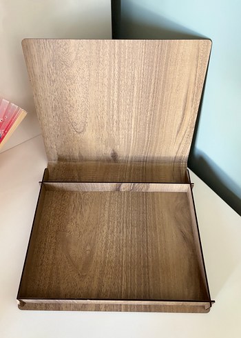 Atatürk Temalı Ahşap Kapaklı Hediye Kutusu - Görsel 5