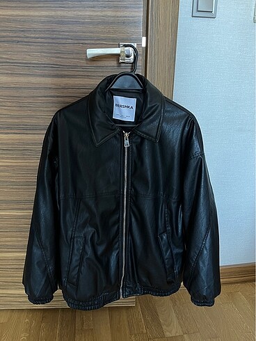 oversize deri ceket