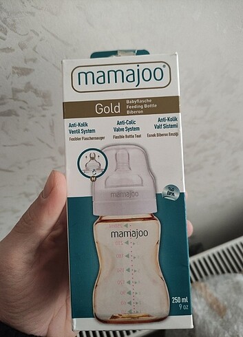 Beden altın Renk MAMAJOO Antikolik biberon Sıfır