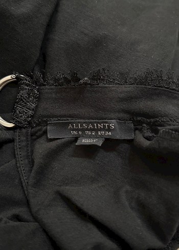 Siyah  Uzun Kollu Fırfırlı Elbise - Görsel 3