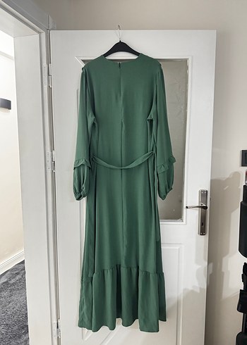 Yeşil Uzun Elbise - Görsel 2