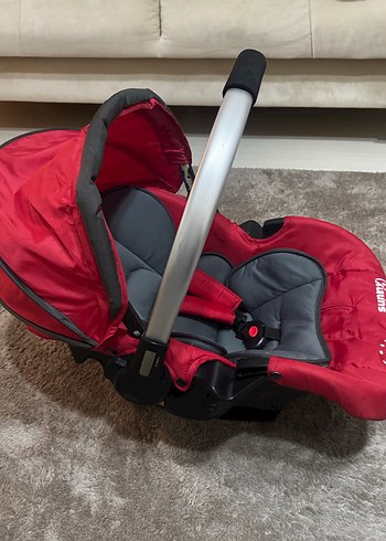 Kırmızı Bebek Oto Koltuğu-Puset  Sunny Baby - Görsel 3