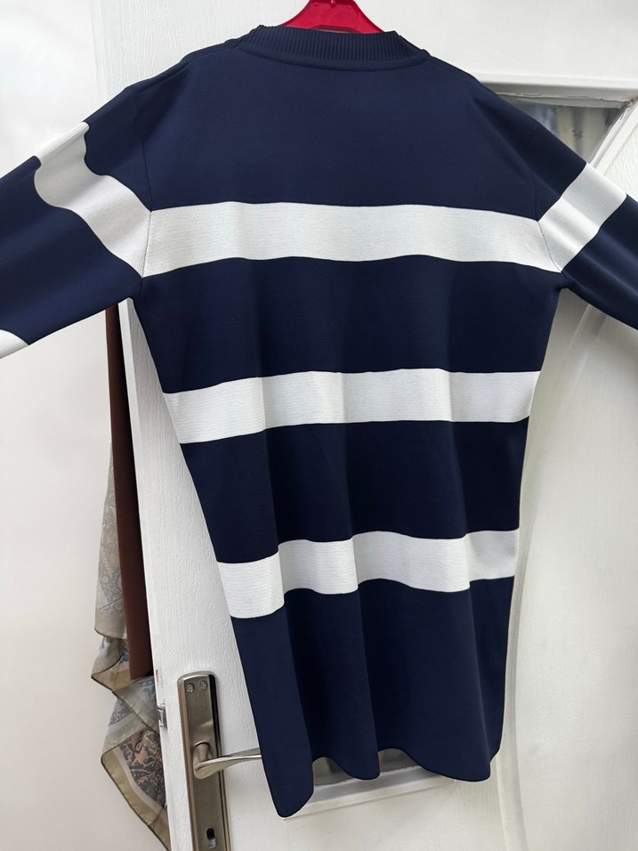 Lacivert kazak tunik - Görsel 3