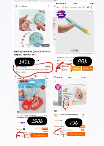 Beden Renk Bebek bakımı