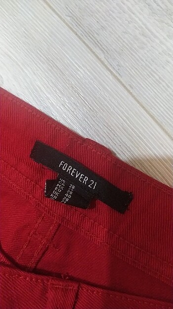 Forever 21 JEAN FOREVER21 - Kırmızı Jean